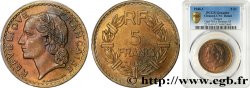 5 francs Lavrillier, bronze-aluminium 1946 Castelsarrasin F.337/8