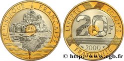 20 francs Mont Saint-Michel, BE (Belle Épreuve) 2000 Pessac F.403/16 var.
