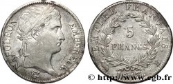 5 francs Napoléon Empereur, Empire français, tranche fautée 1813 Rouen F.307/59