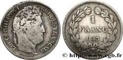1 franc Louis-Philippe, couronne de chêne 1843 Bordeaux F.210/93