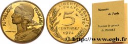 Piéfort Cu-Al-Ni de 5 centimes Marianne 1974 Paris GEM.22 P1