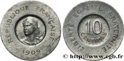Essai de 10 centimes Rude en aluminium 1909 Paris GEM.35 5