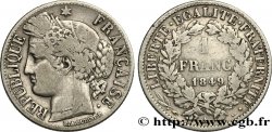 1 franc Cérès, IIe République 1849 Paris F.211/1