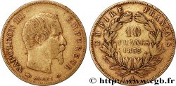 10 francs or Napoléon III, tête nue 1855 Paris F.506/1