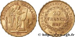 20 francs or Génie, Troisième République 1887 Paris F.533/10