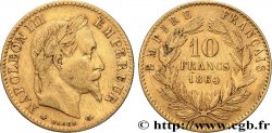 10 francs or Napoléon III, tête laurée, type définitif à grand 10 1864 Paris F.507A/6