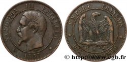 Dix centimes Napoléon III, tête nue 1857 Marseille F.133/45