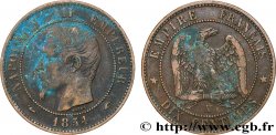 Dix centimes Napoléon III, tête nue 1854 Paris F.133/11