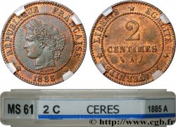 2 centimes Cérès 1885 Paris F.109/10