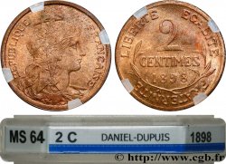 2 centimes Daniel-Dupuis 1898  F.110/1