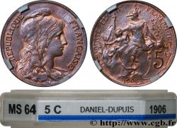 5 centimes Daniel-Dupuis 1906  F.119/16