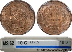 10 centimes Cérès 1871 Paris F.135/5