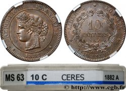 10 centimes Cérès 1882 Paris F.135/26