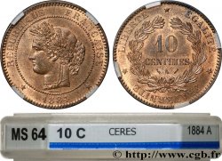 10 centimes Cérès 1884 Paris F.135/28