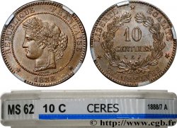 10 centimes Cérès, 1888/7 1888 Paris F.135/32