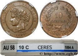 10 centimes Cérès 1894 Paris F.135/39