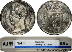 1/4 franc Charles X 1826 Paris F.164/2