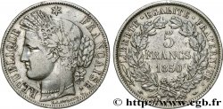 5 francs Cérès, IIe République 1850 Paris F.327/4