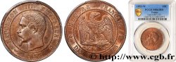 Dix centimes Napoléon III, tête nue 1853 Lille F.133/10