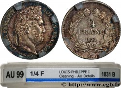 1/4 franc Louis-Philippe 1831 Rouen F.166/2