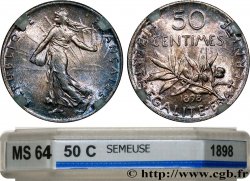 50 centimes Semeuse 1898 Paris F.190/3
