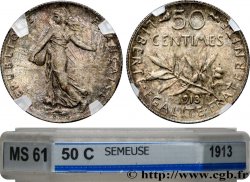 50 centimes Semeuse 1913 Paris F.190/20