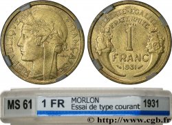 Essai de 1 franc Morlon 1931  F.219/1