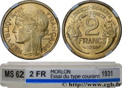 Essai de 2 francs Morlon 1931  F.268/1