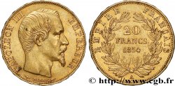 20 francs or Napoléon III, tête nue 1854 Paris F.531/2