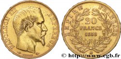 20 francs or Napoléon III, tête nue 1858 Paris F.531/13