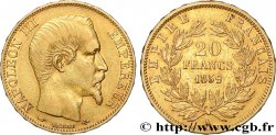 20 francs or Napoléon III, tête nue 1859 Paris F.531/15