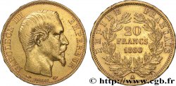 20 francs or Napoléon III, tête nue 1860 Paris F.531/18