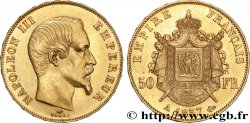 50 francs or Napoléon III, tête nue 1857 Paris F.547/4