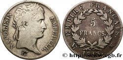 5 francs Napoléon Empereur, Empire français 1813 Marseille F.307/69