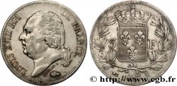 5 francs Louis XVIII, tête nue 1817 Bayonne F.309/22