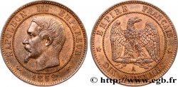 Dix centimes Napoléon III, tête nue 1852 Paris F.133/1