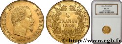 5 francs or Napoléon III, tête nue, grand module 1859 Paris F.501/7