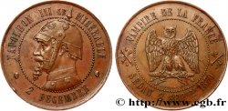 Médaille satirique Cu 32, type F “Au hibou” 1870  Schw.F1a 