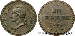 Un centime Dupré, IIe République 1851 Paris F.101/7