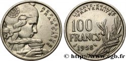 100 francs Cochet, chouette 1958  F.450/13