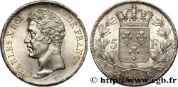 5 francs Charles X, 1er type 1826 Bordeaux F.310/21