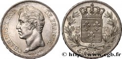 5 francs Charles X 2e type, tranche en relief 1830 Paris F.312/1