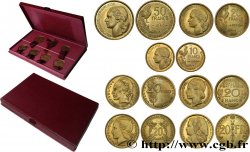 Boîte rouge contenant sept essais : les essais de 50 francs, 20 francs et 10 francs Guiraud + quatre essais du concours de 20 francs 1950 Paris GEM.210 3