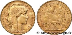 20 francs or Coq, Liberté Égalité Fraternité 1914 Paris F.535/8 VZ+ 