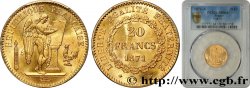 20 francs génie, Troisième république 1871 Paris F.533/1