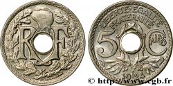 5 centimes Lindauer, petit module 1924 Paris F.122/8