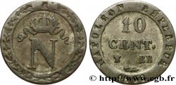 10 cent. à l&nbsp;N couronnée 1808 Strasbourg F.130/4 TB35 