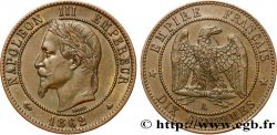 Dix centimes Napoléon III, tête laurée 1862 Paris F.134/7
