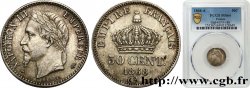 50 centimes Napoléon III, tête laurée 1868 Paris F.188/20 SPL64 PCGS