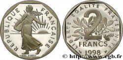 2 francs Semeuse, nickel, BE (Belle Épreuve) 1998 Pessac F.272/26 var.